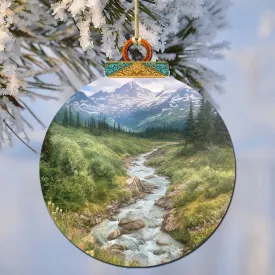 Alaskan Wilderness Wooden Ornaments by G.Debrekht - Wildlife Holiday Décor - 870076