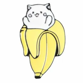 Banana Cat Pin