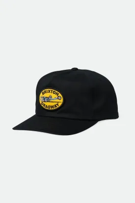 Brixton Dragway High-Quality MP Adjustable Snapback Cap