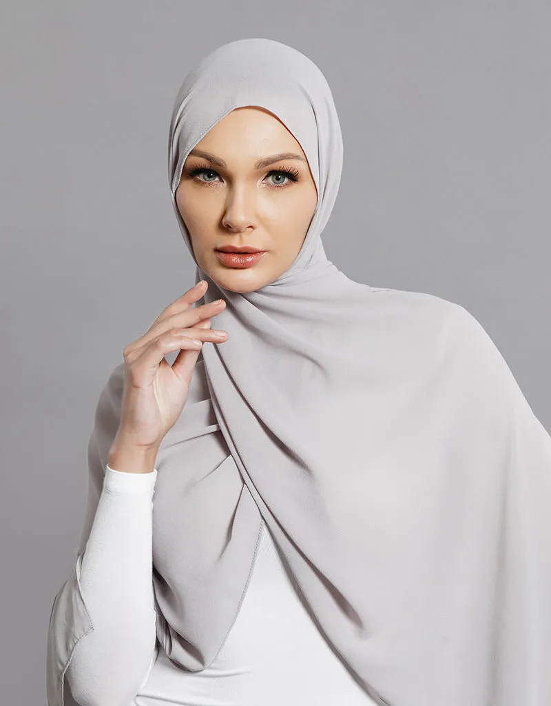 Chiffon Shawl - Shades of Grey