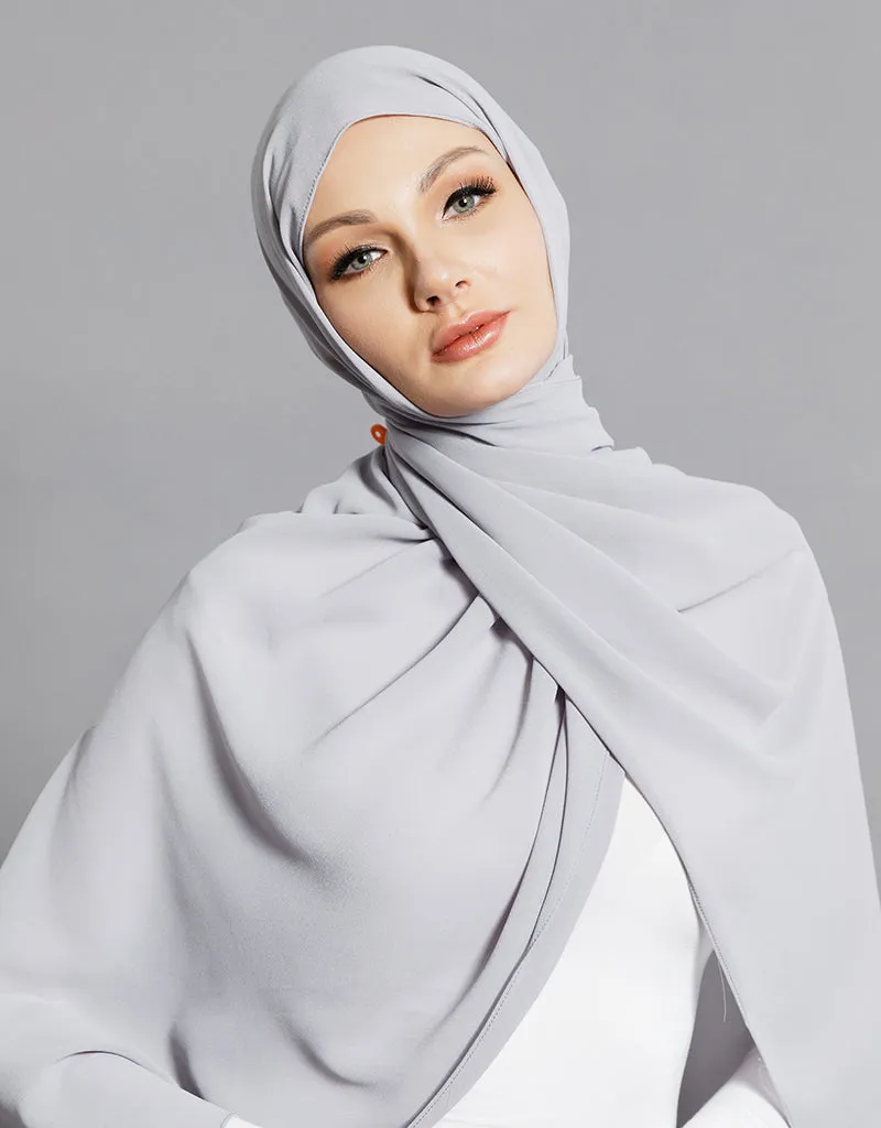 Chiffon Shawl - Shades of Grey