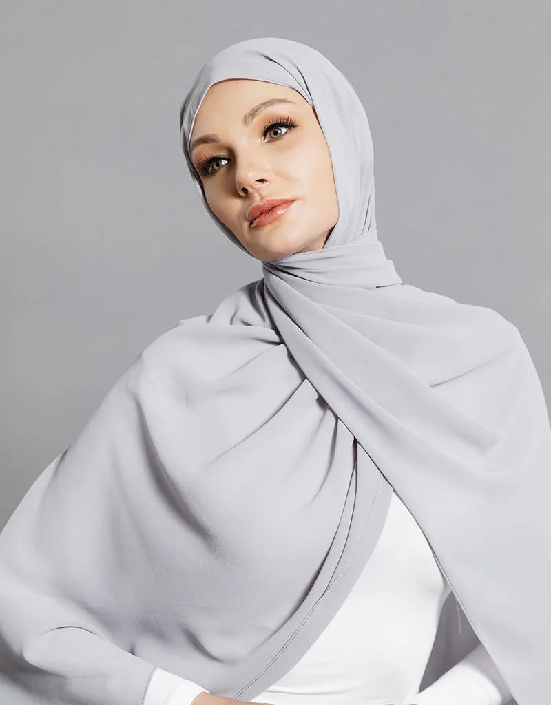 Chiffon Shawl - Shades of Grey