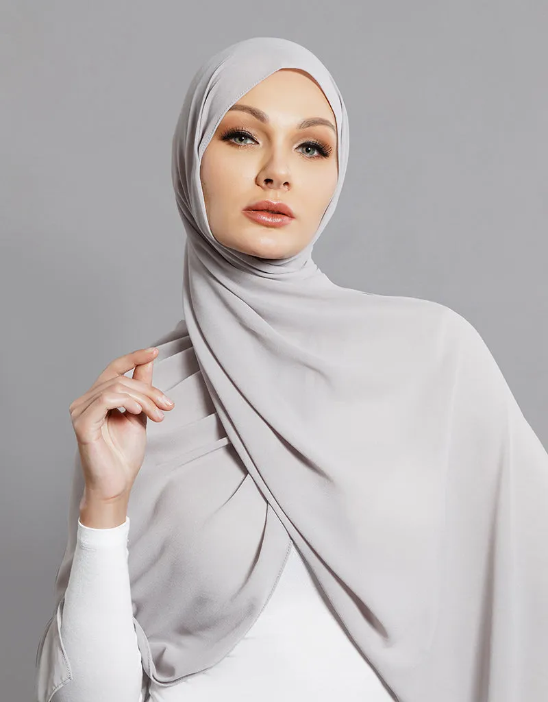 Chiffon Shawl - Shades of Grey