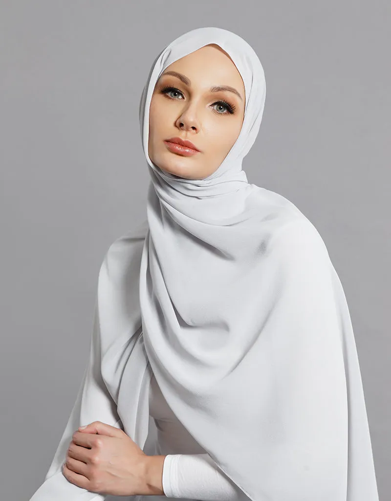 Chiffon Shawl - Shades of Grey