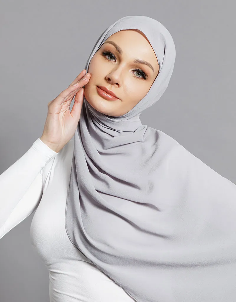 Chiffon Shawl - Shades of Grey