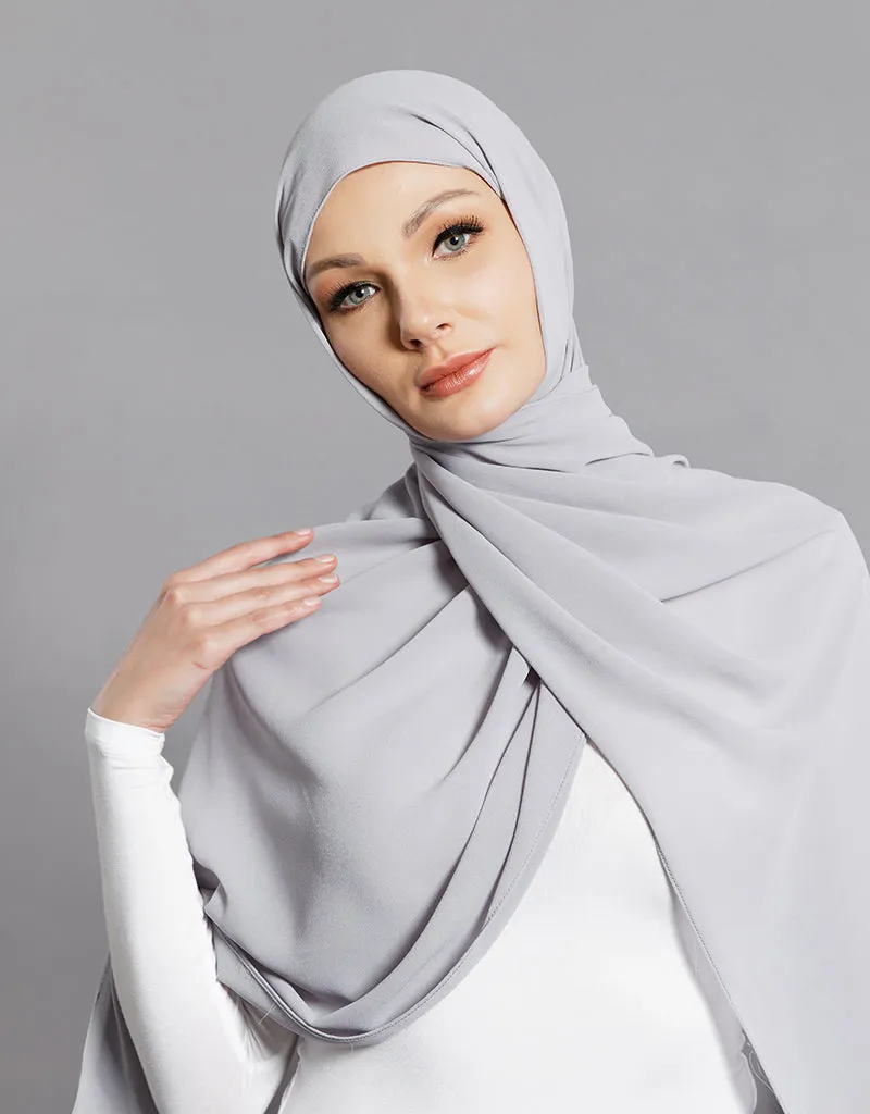 Chiffon Shawl - Shades of Grey