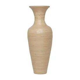 Classic Bamboo Floor Vase - Natural