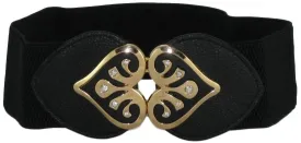 Crystal Heart Stretch Belt