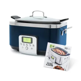 Elite 6-Quart Slow Cooker | Oxford Blue