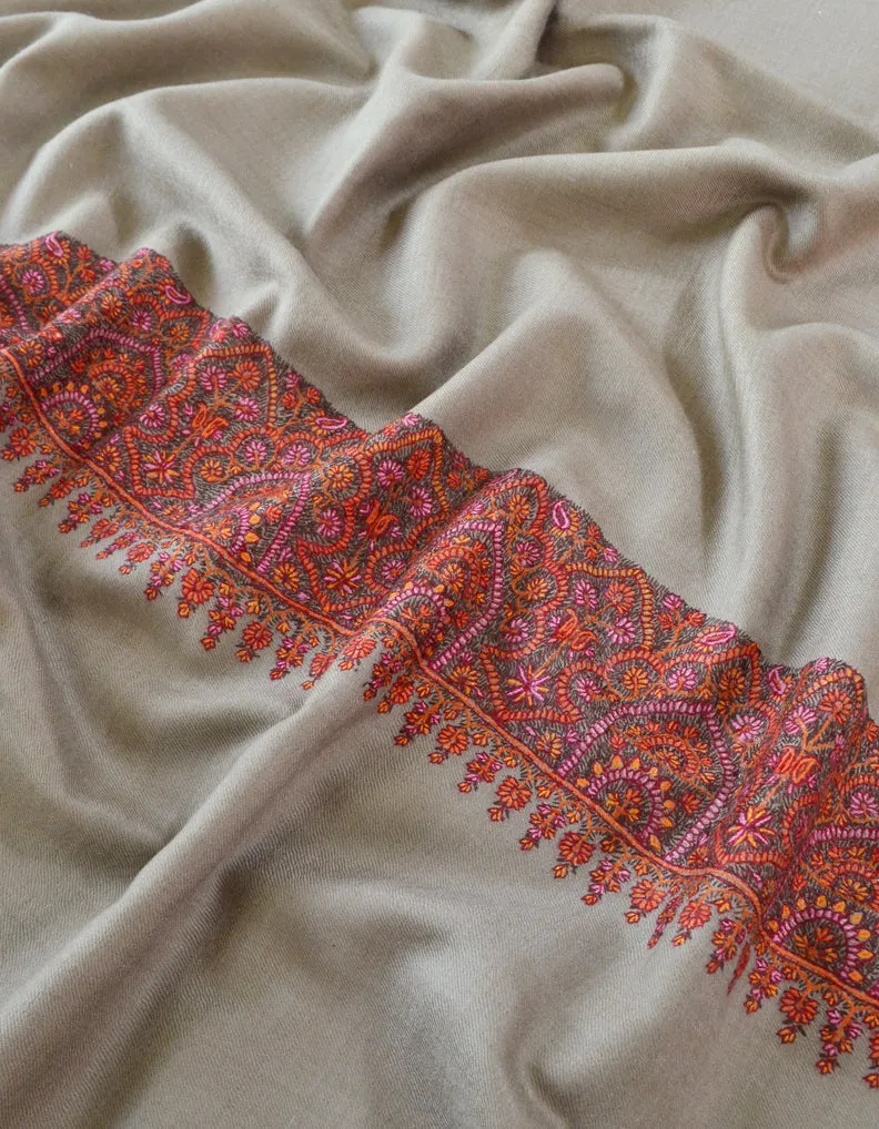 Hand Embroidered Pashmina Shawl 5335