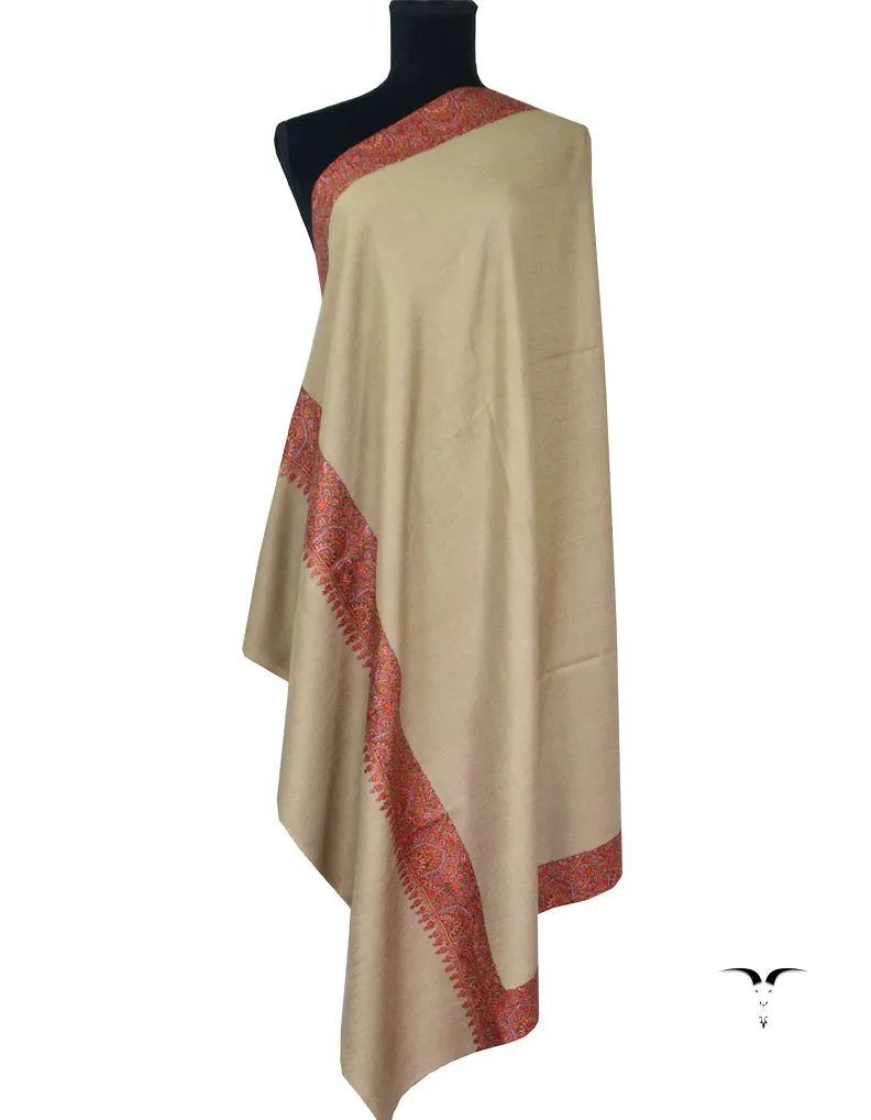 Hand Embroidered Pashmina Shawl 5335