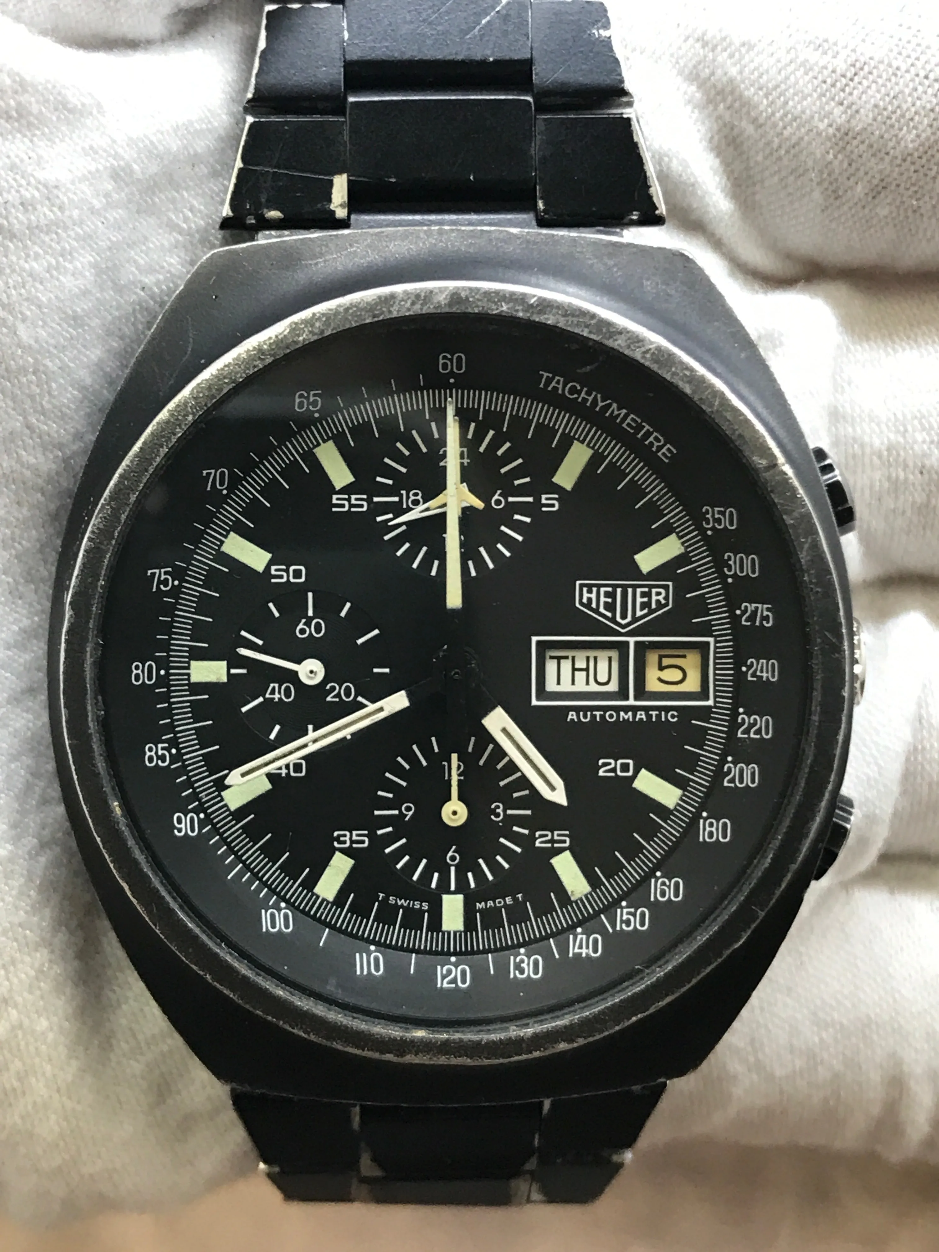 Heuer Pilot 510.501 Black Dial Automatic Men's Watch