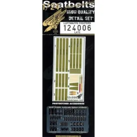 HGW 1/24 Luftwaffe Fighters (Late) - Seatbelts | 124006