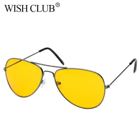 WISH CLUB 2018 Polarized Glasses Men's Sunglasses Car Drivers Night Vision Goggles Anti-Glare Sun glasses Women Driving Glasses